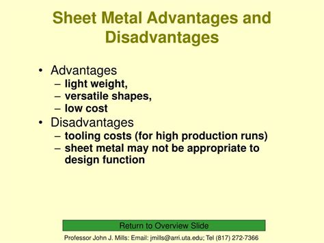 advantage sheet metal|disadvantages of sheet metal.